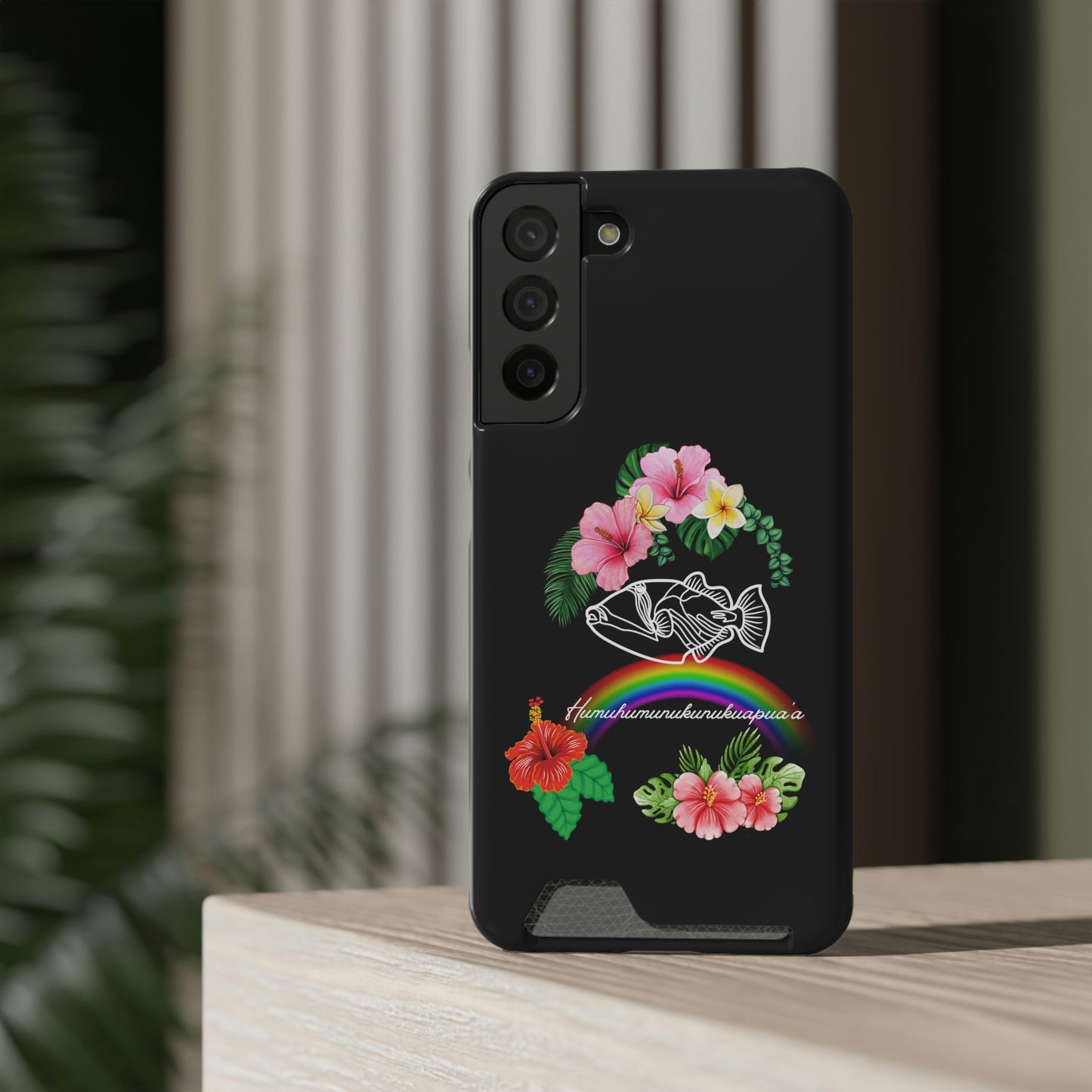 Humuhumunukunukuapuaa Phone Case With Card Holder