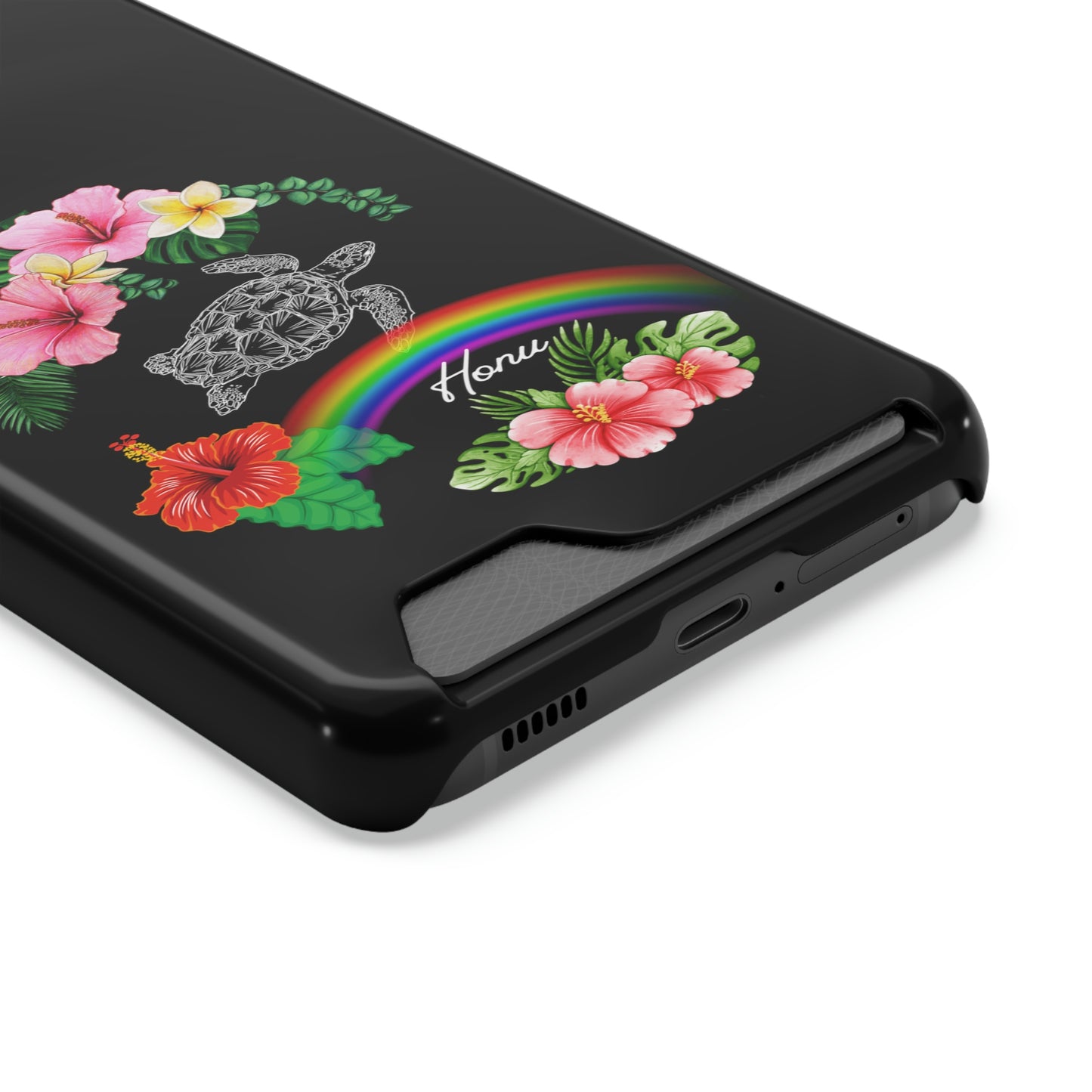 Honu Turtle Phone Case With Card Holder