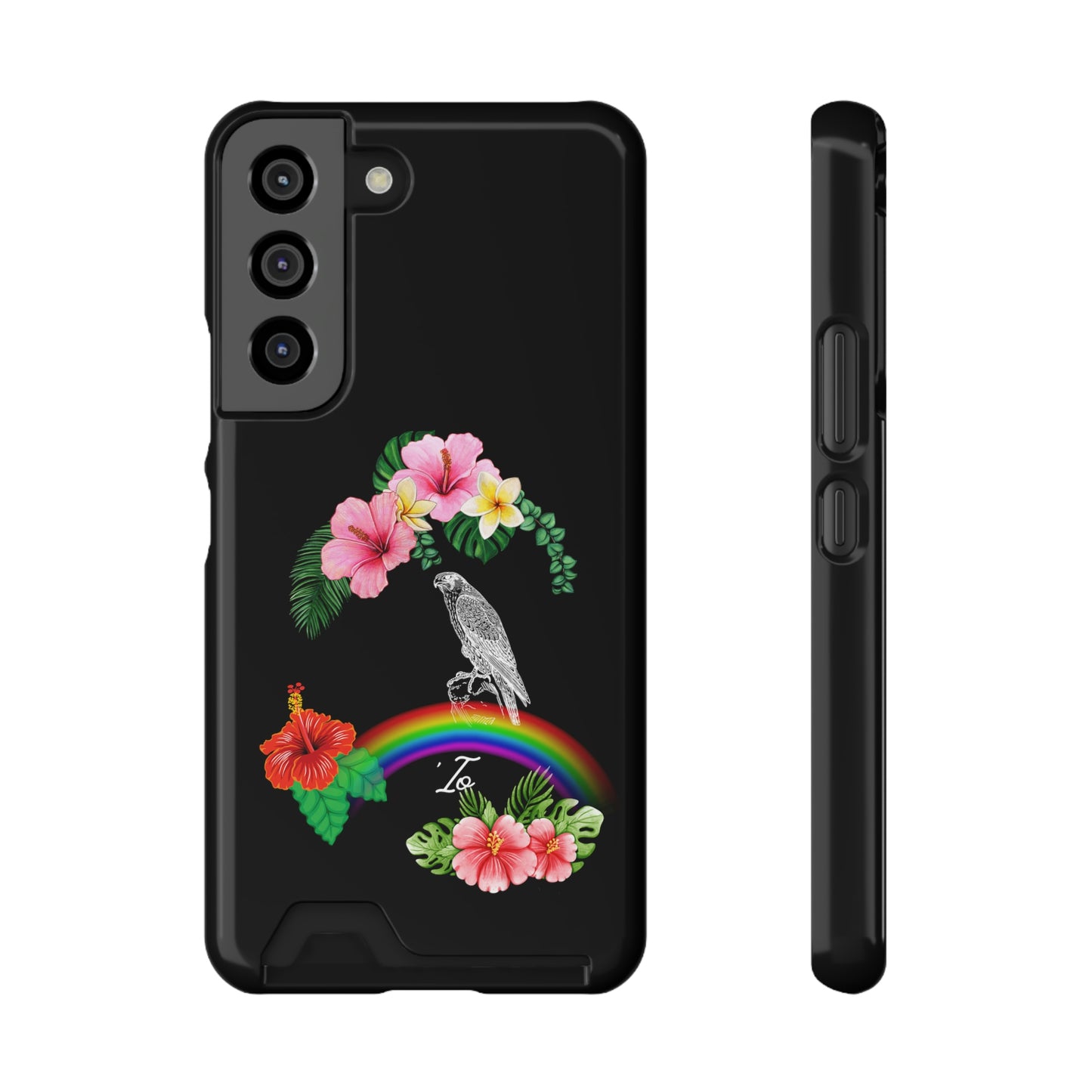 Io Hawaiian Hawk Phone Case With Card Holder