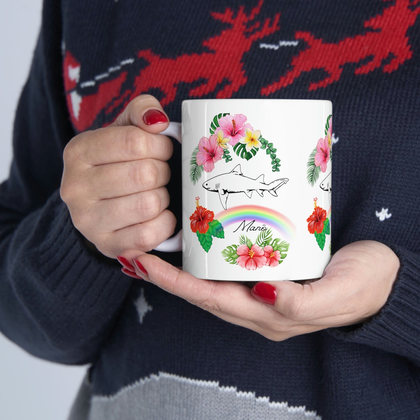 Ceramic Mug 11oz Manō Mano