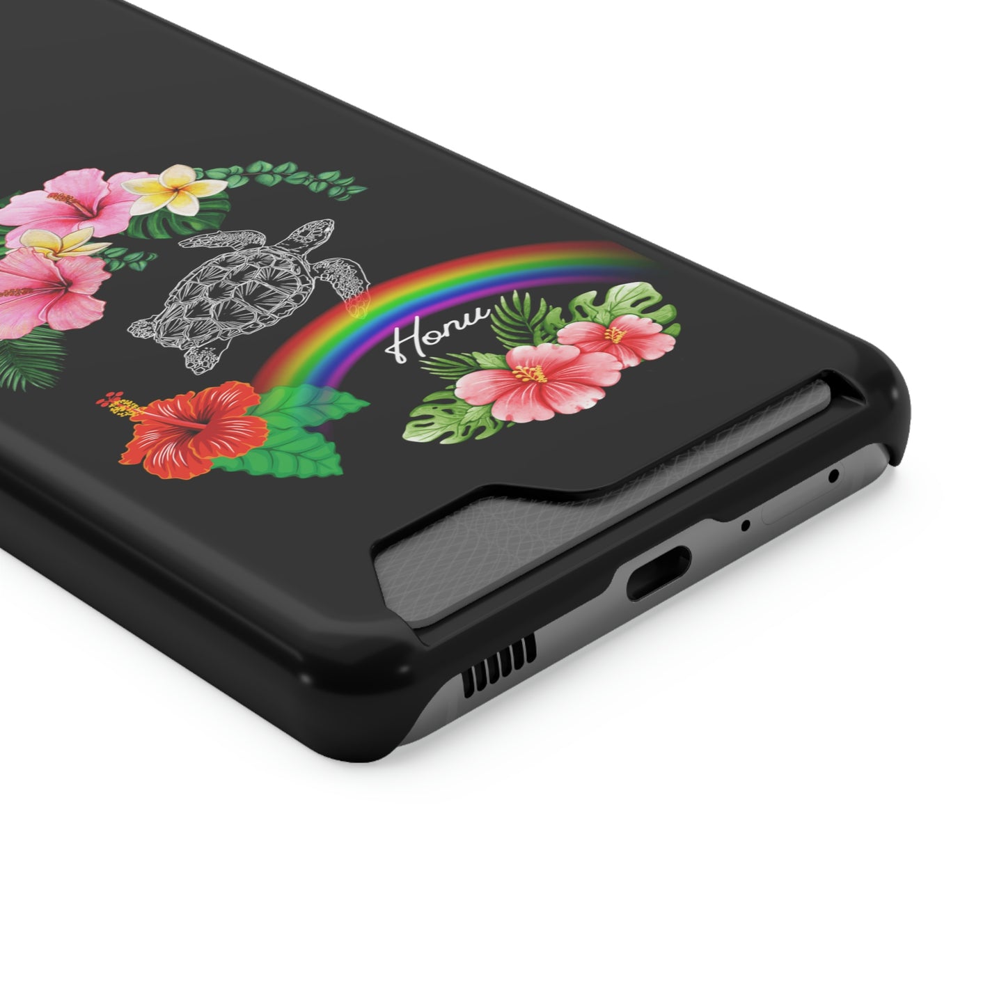Honu Turtle Phone Case With Card Holder