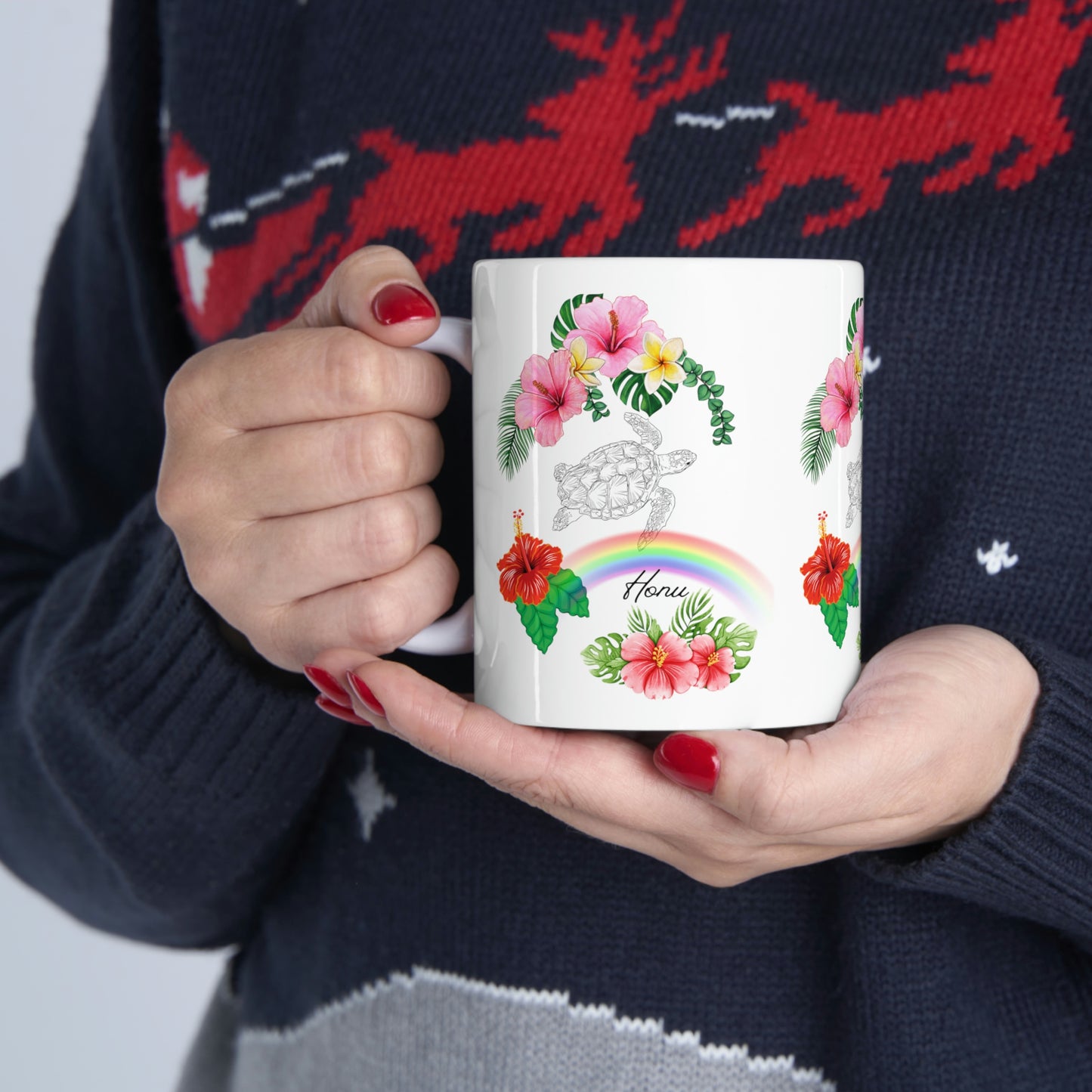 Ceramic Mug 11oz Honu by Aulora