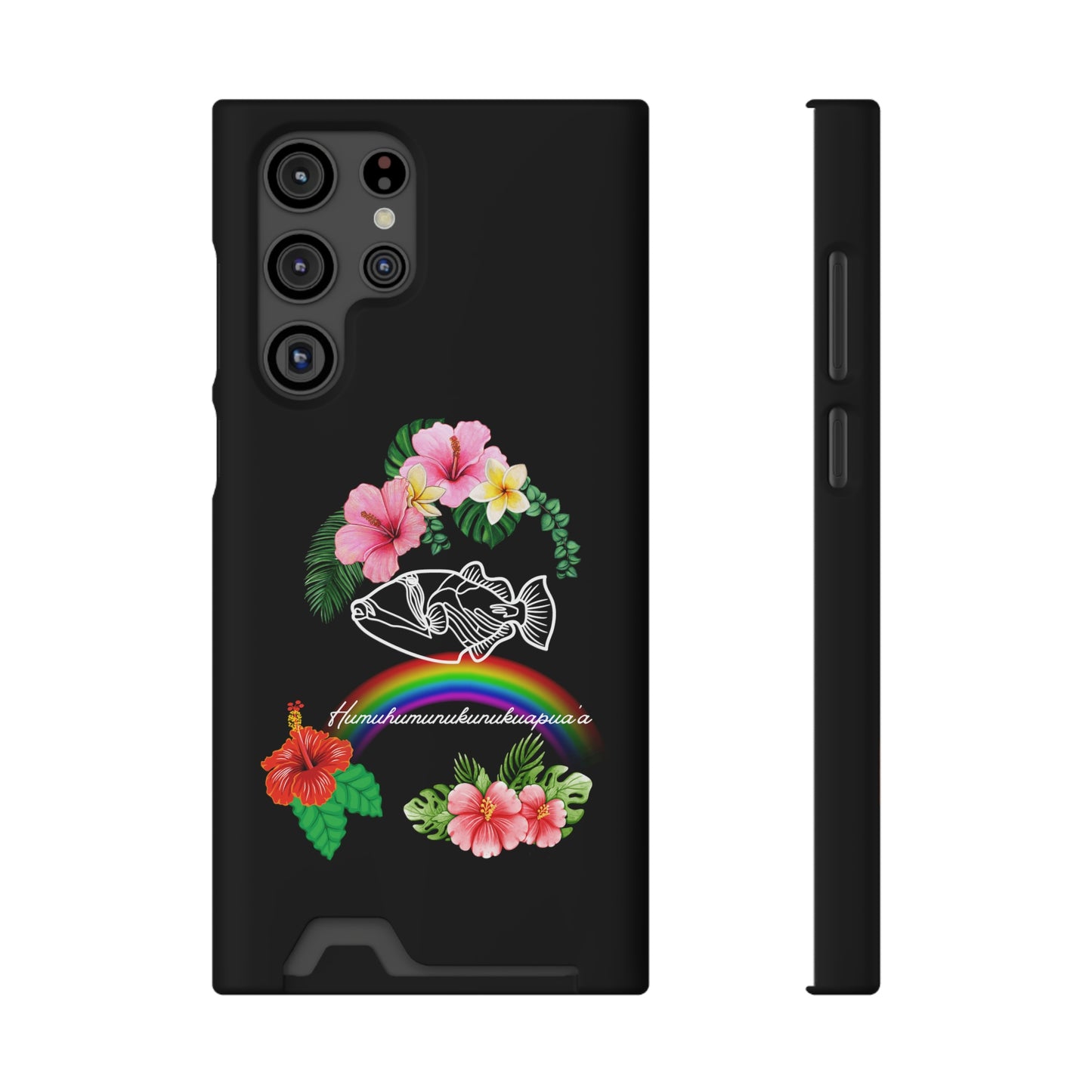 Humuhumunukunukuapuaa Phone Case With Card Holder