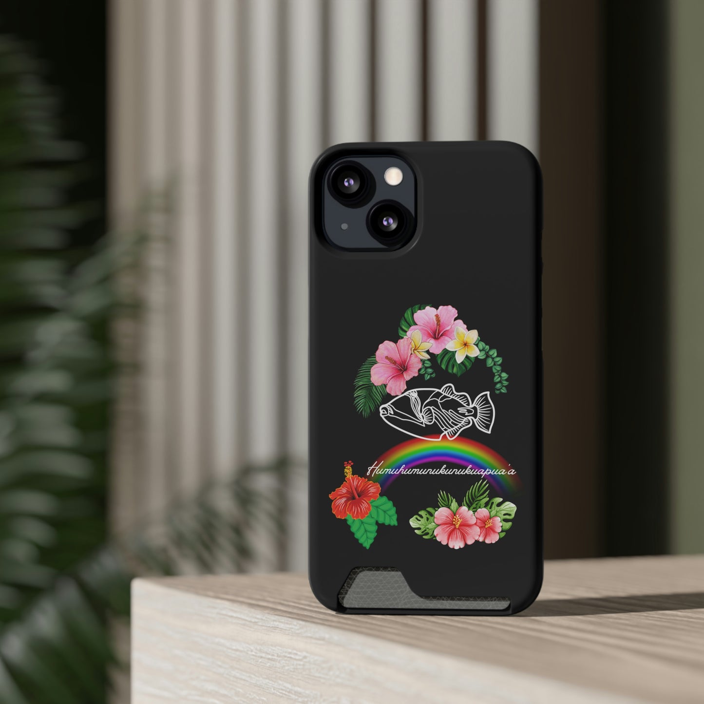 Humuhumunukunukuapuaa Phone Case With Card Holder