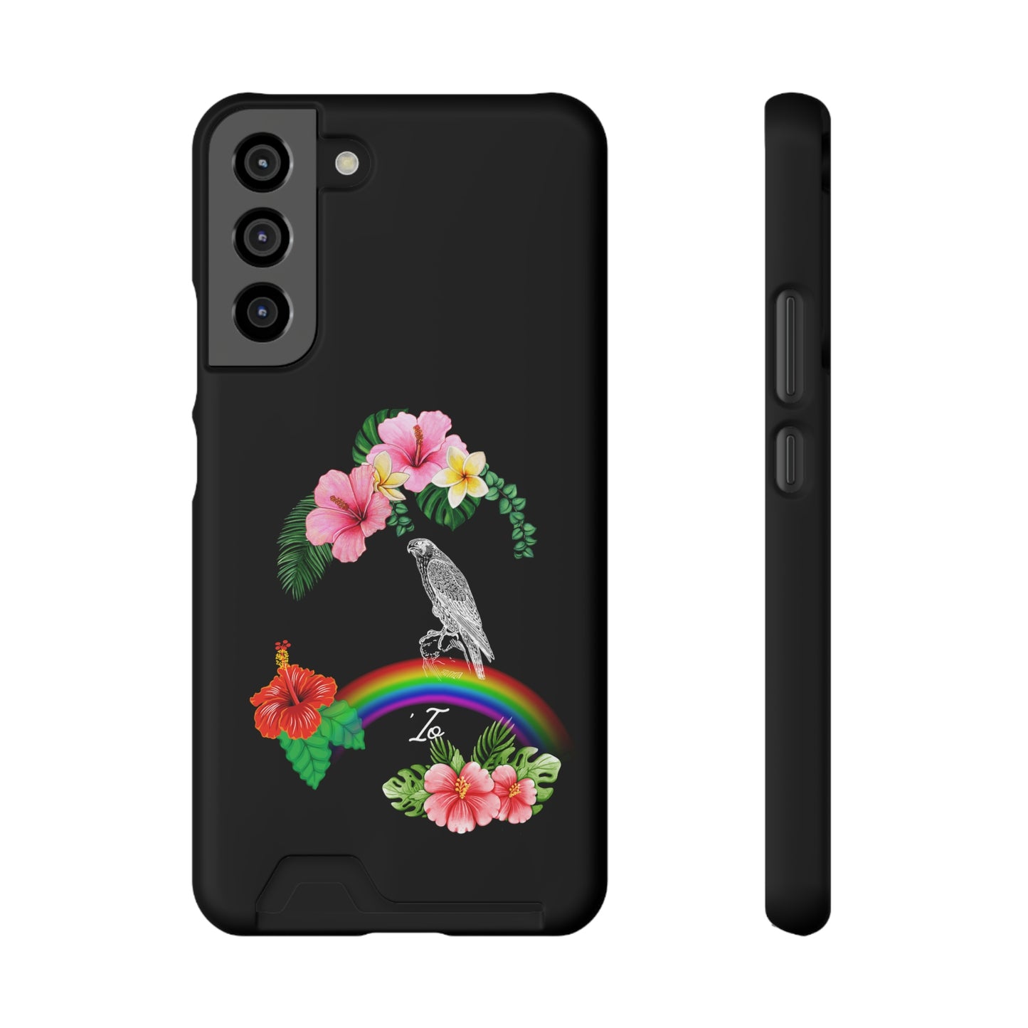 Io Hawaiian Hawk Phone Case With Card Holder