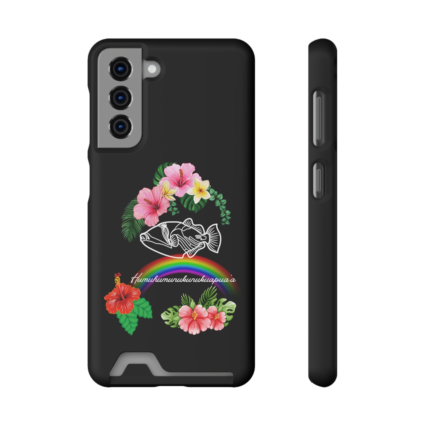 Humuhumunukunukuapuaa Phone Case With Card Holder