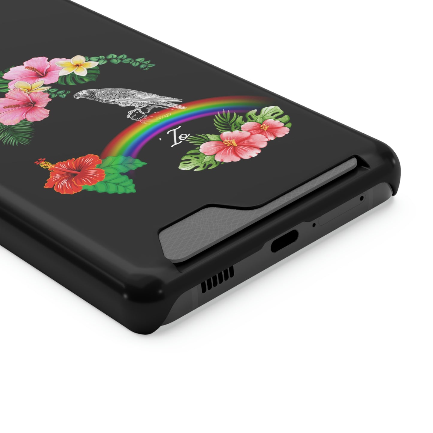 Io Hawaiian Hawk Phone Case With Card Holder