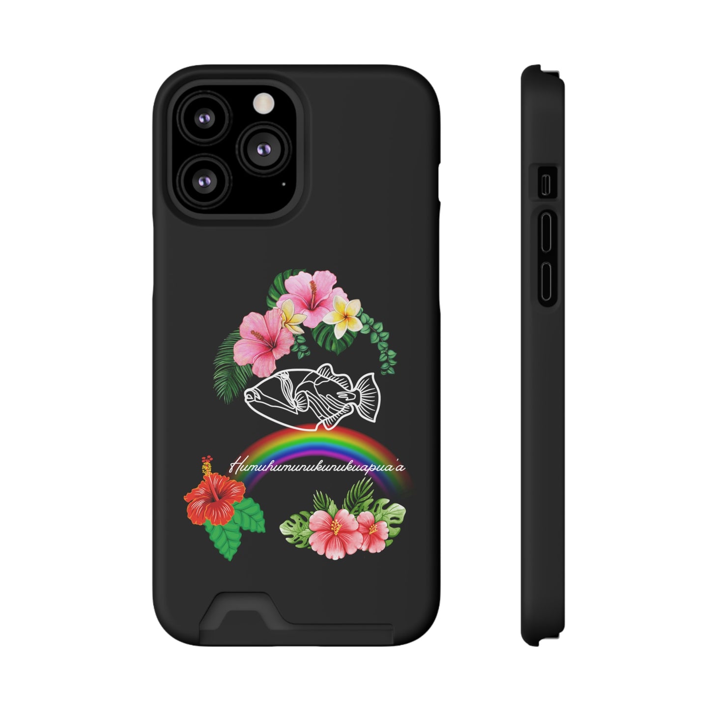 Humuhumunukunukuapuaa Phone Case With Card Holder