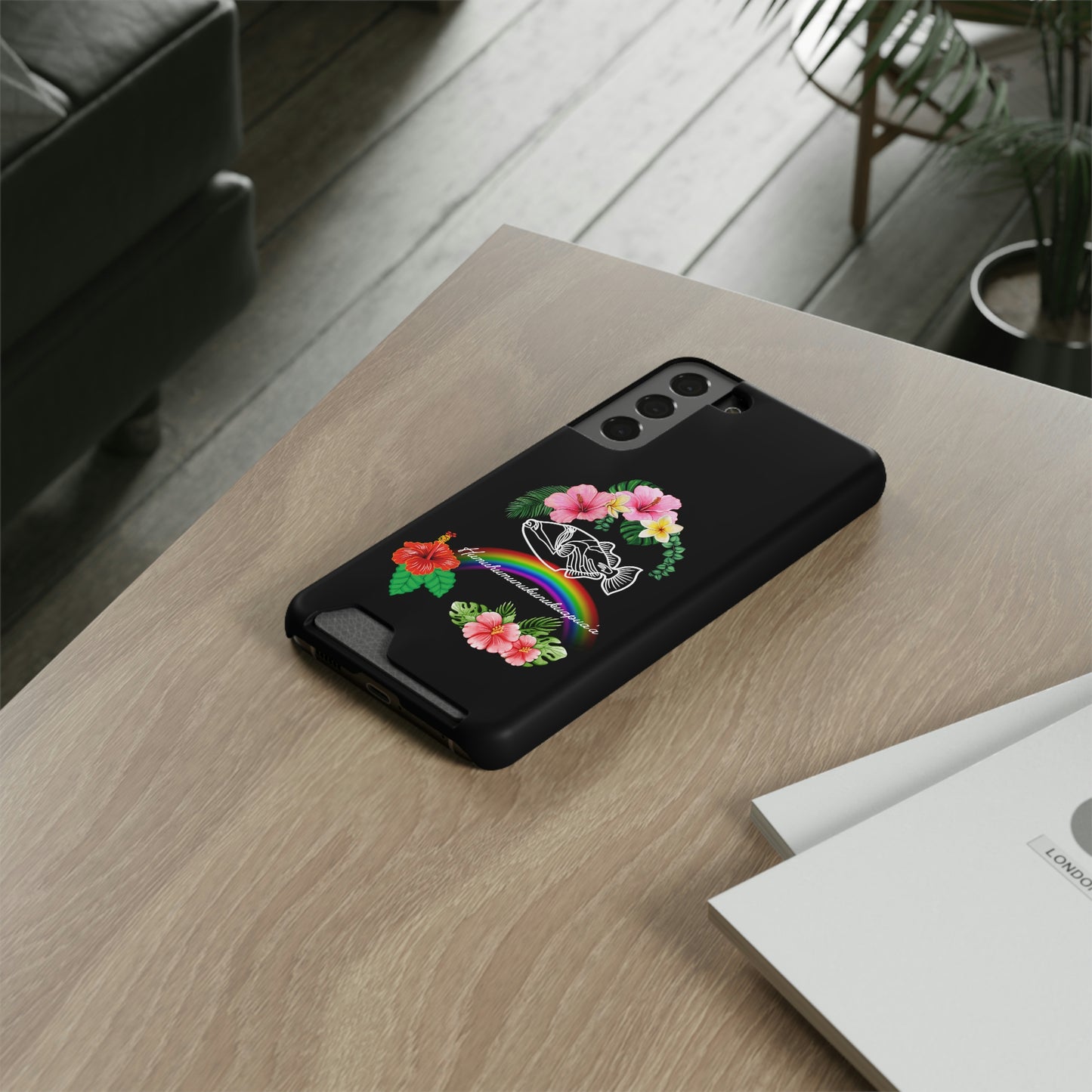 Humuhumunukunukuapuaa Phone Case With Card Holder