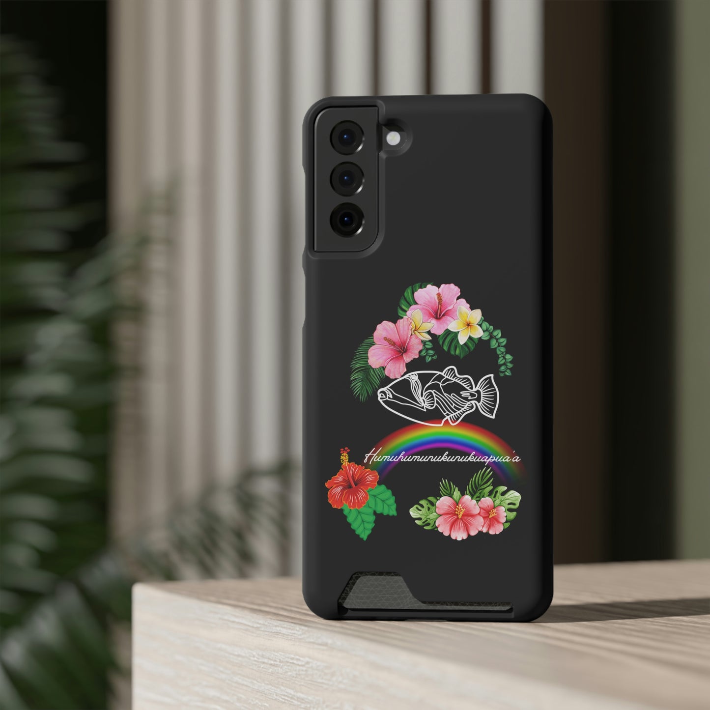 Humuhumunukunukuapuaa Phone Case With Card Holder