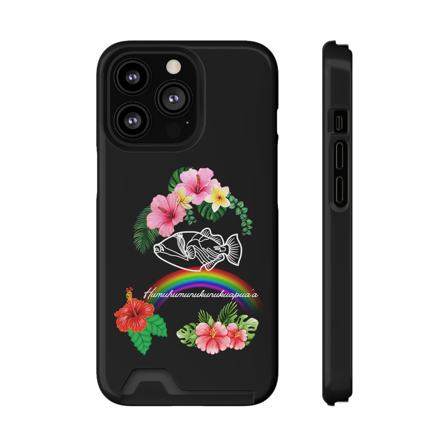 Humuhumunukunukuapuaa Phone Case With Card Holder