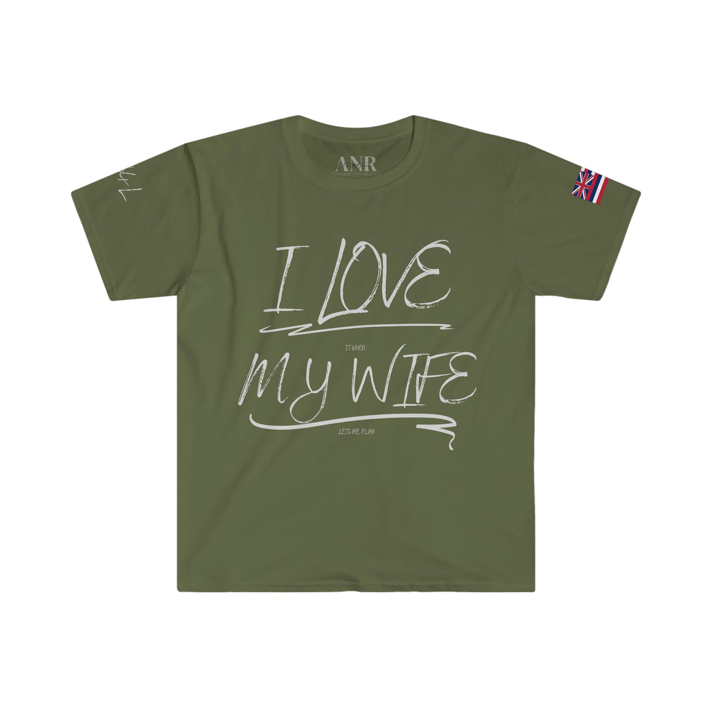 I love it when my wife lets me play paintball Unisex Softstyle T-Shirt