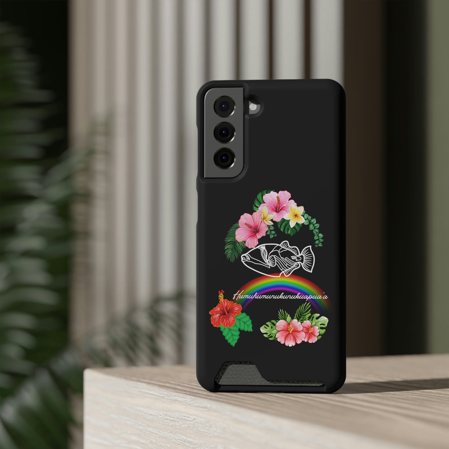 Humuhumunukunukuapuaa Phone Case With Card Holder