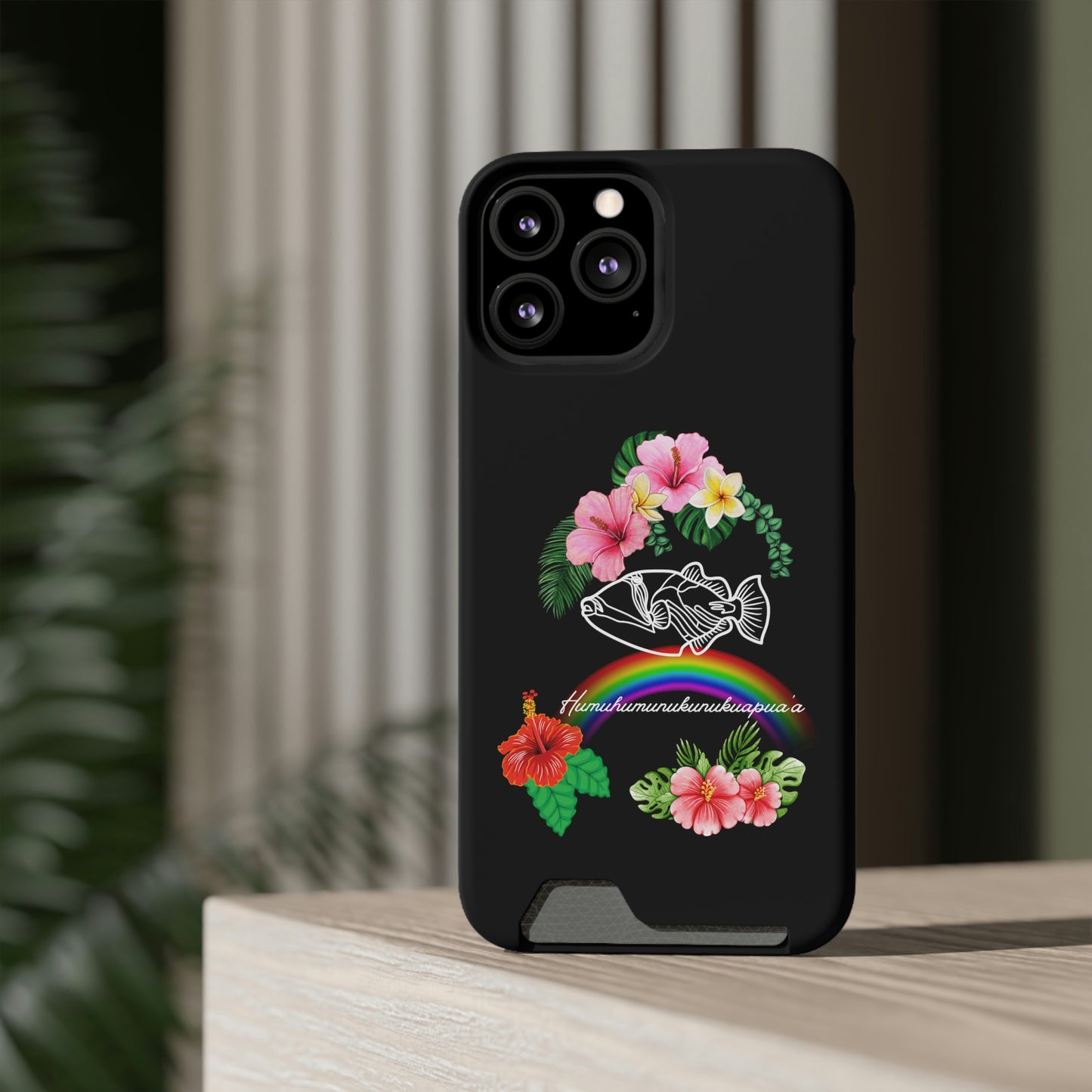 Humuhumunukunukuapuaa Phone Case With Card Holder