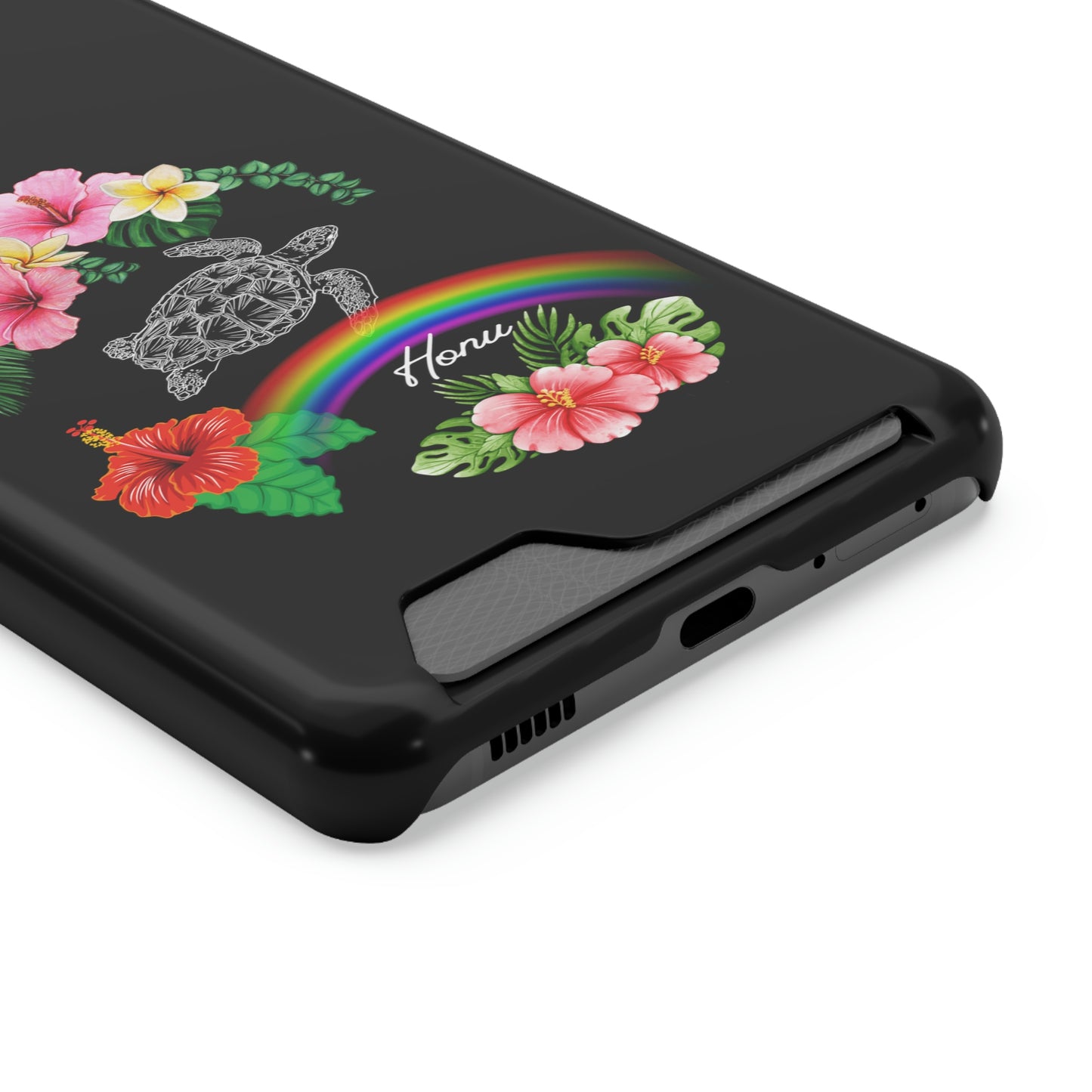Honu Turtle Phone Case With Card Holder