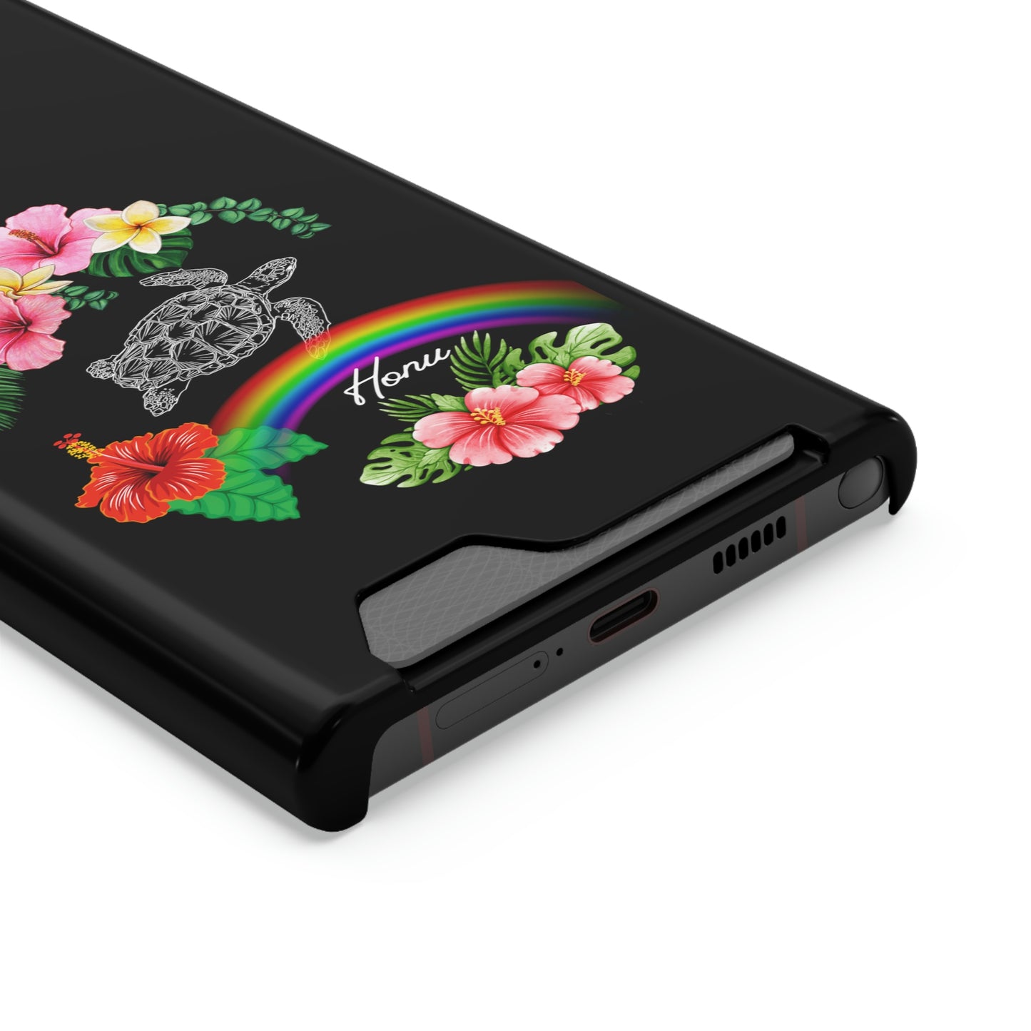 Honu Turtle Phone Case With Card Holder
