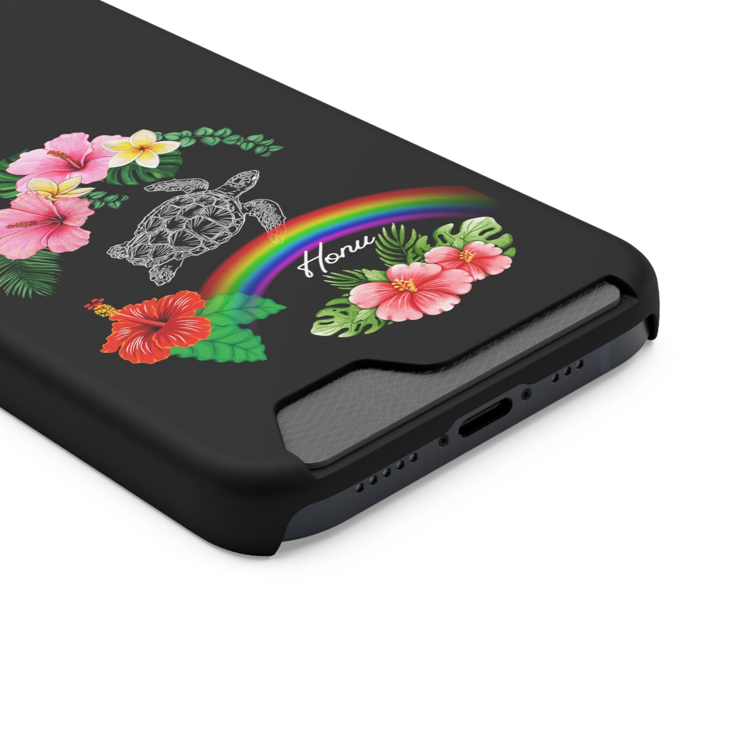 Honu Turtle Phone Case With Card Holder