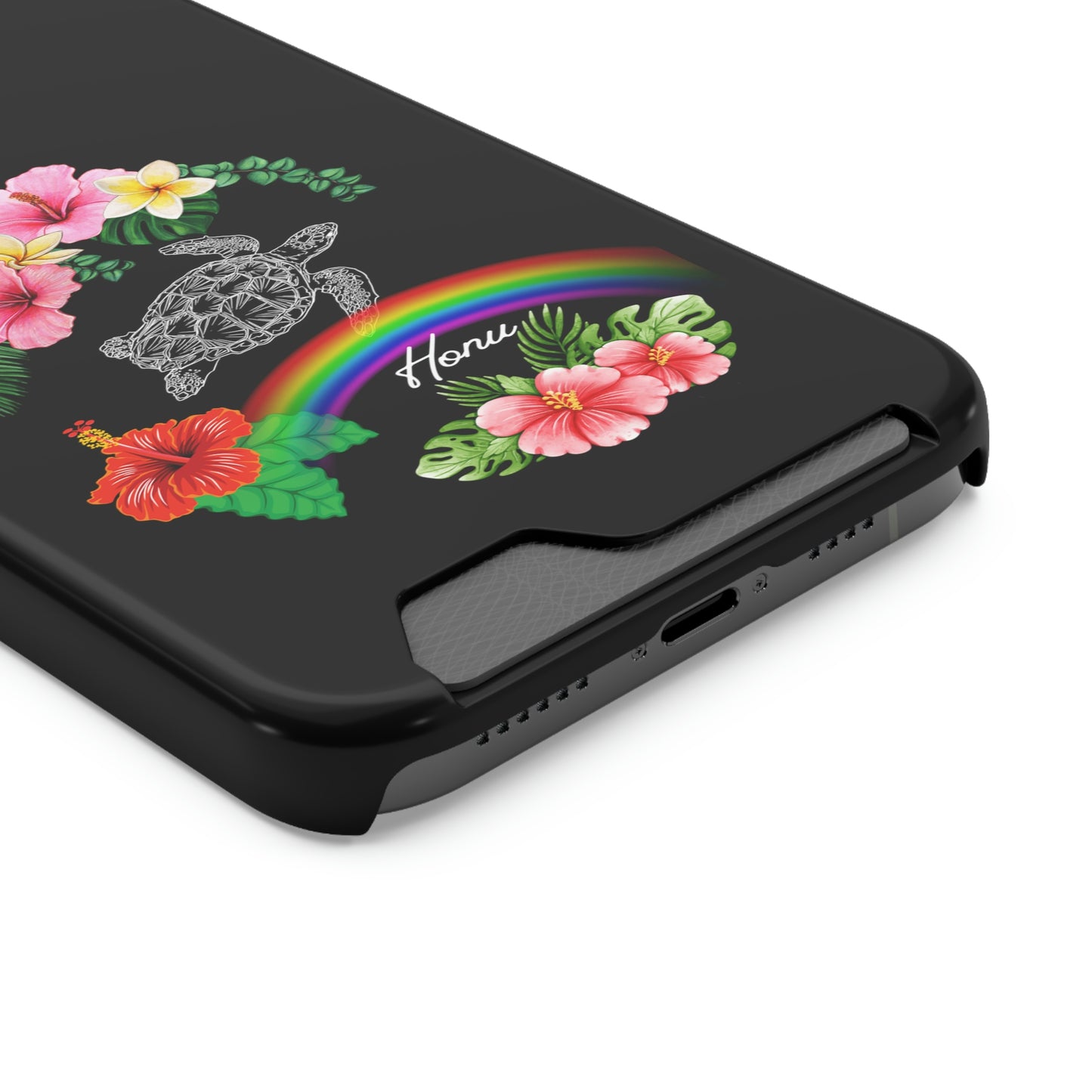 Honu Turtle Phone Case With Card Holder