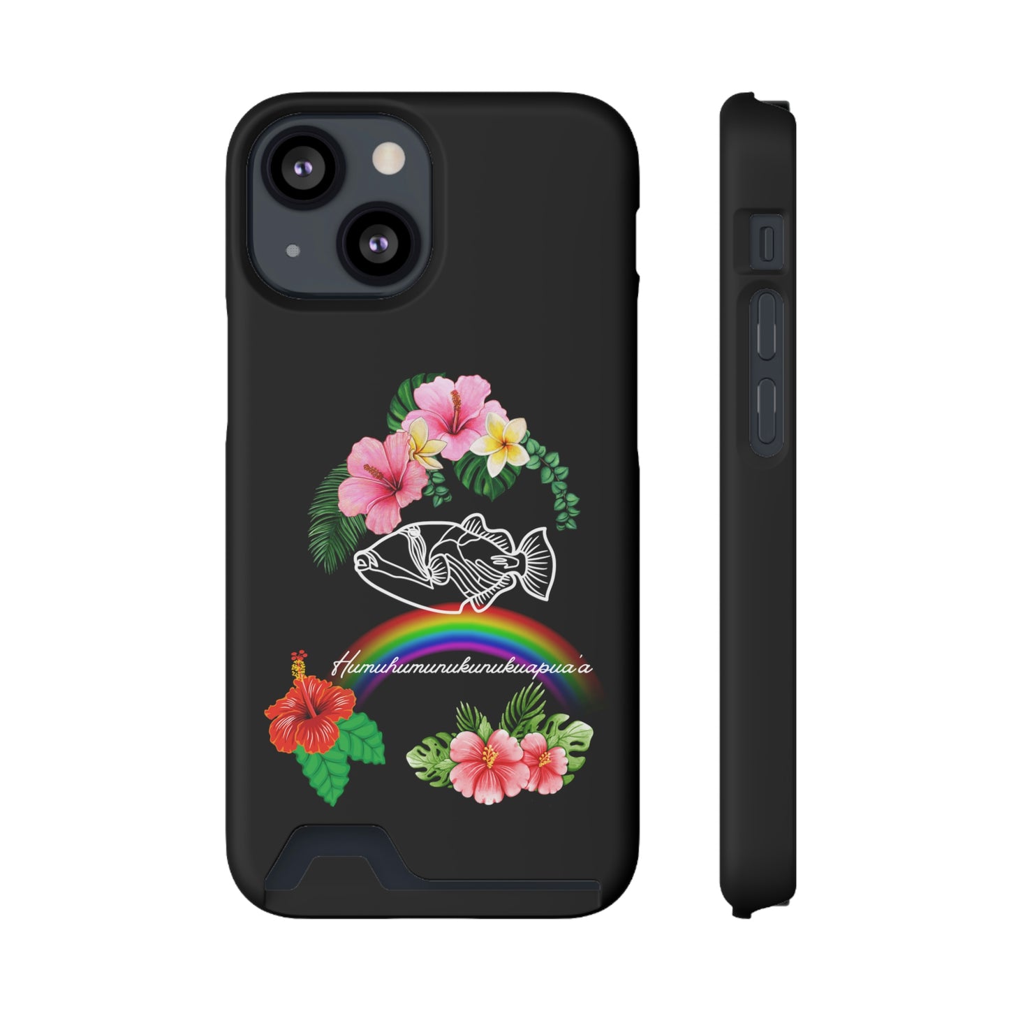 Humuhumunukunukuapuaa Phone Case With Card Holder
