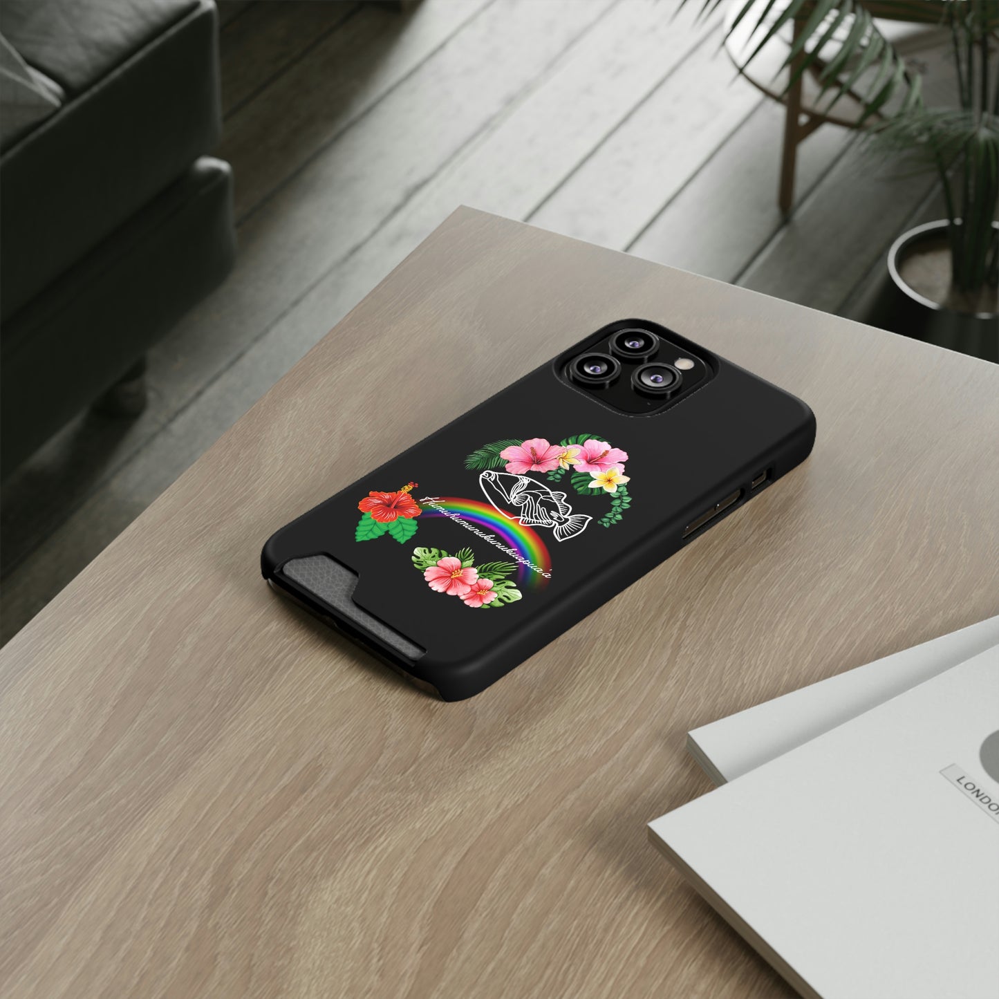 Humuhumunukunukuapuaa Phone Case With Card Holder