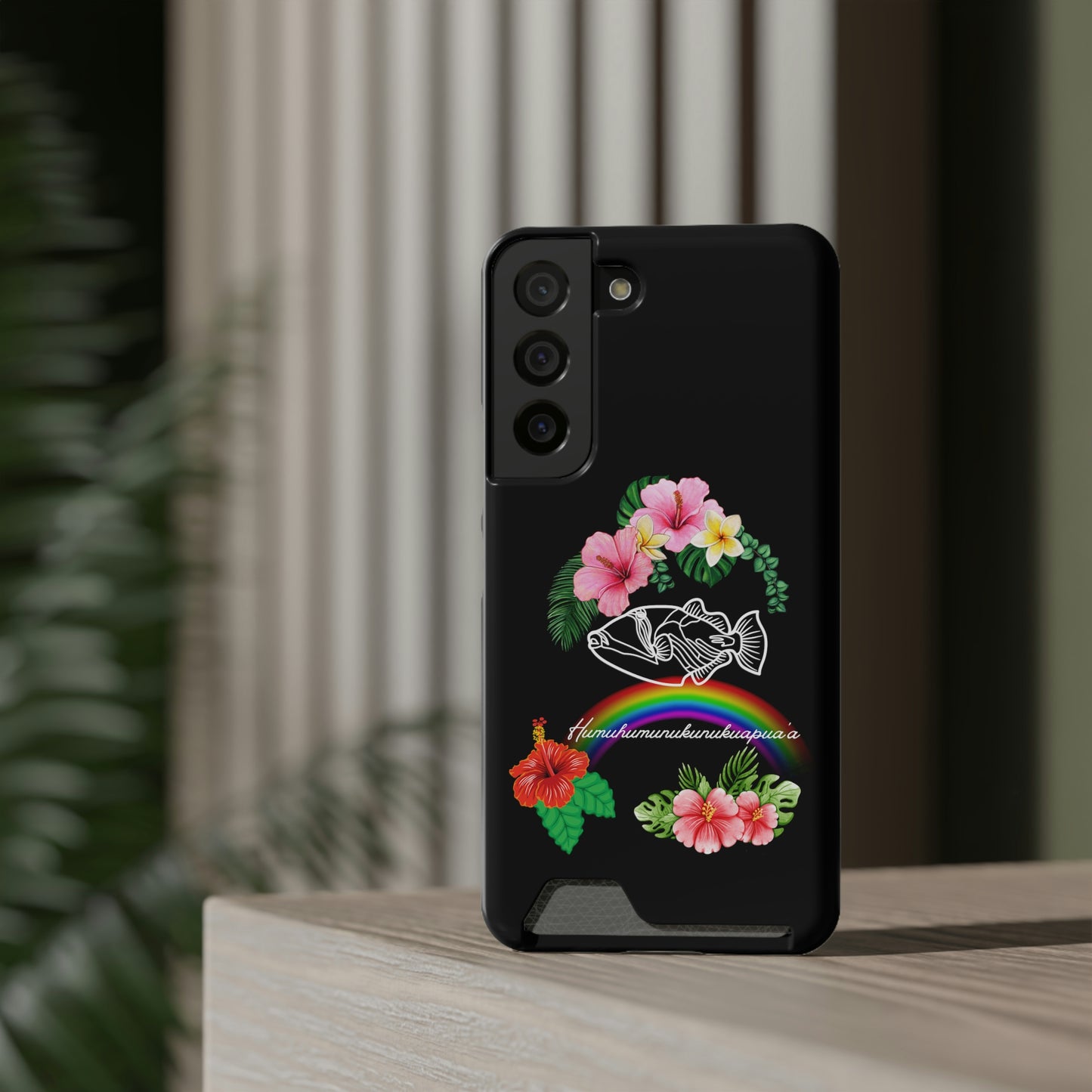 Humuhumunukunukuapuaa Phone Case With Card Holder