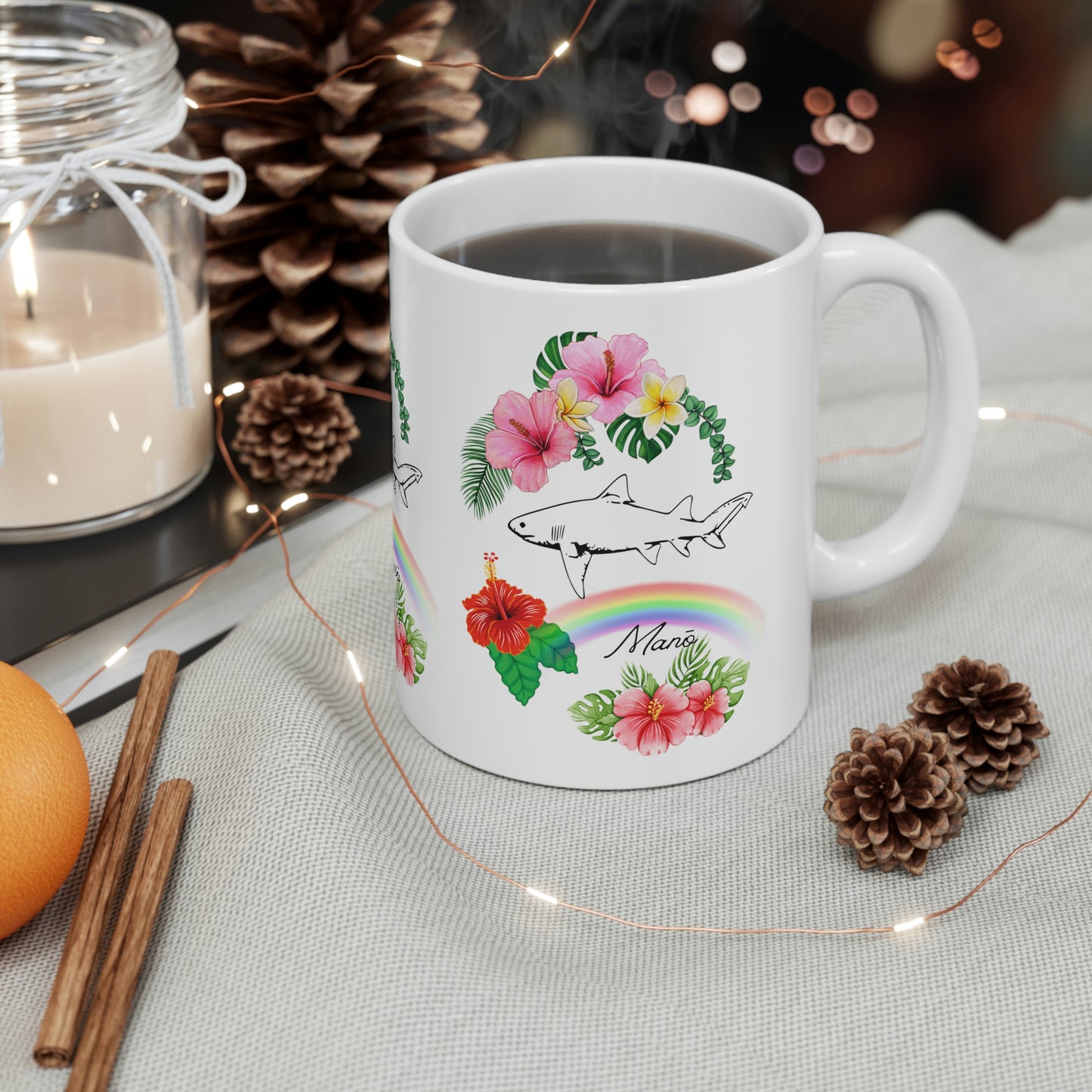Ceramic Mug 11oz Manō Mano