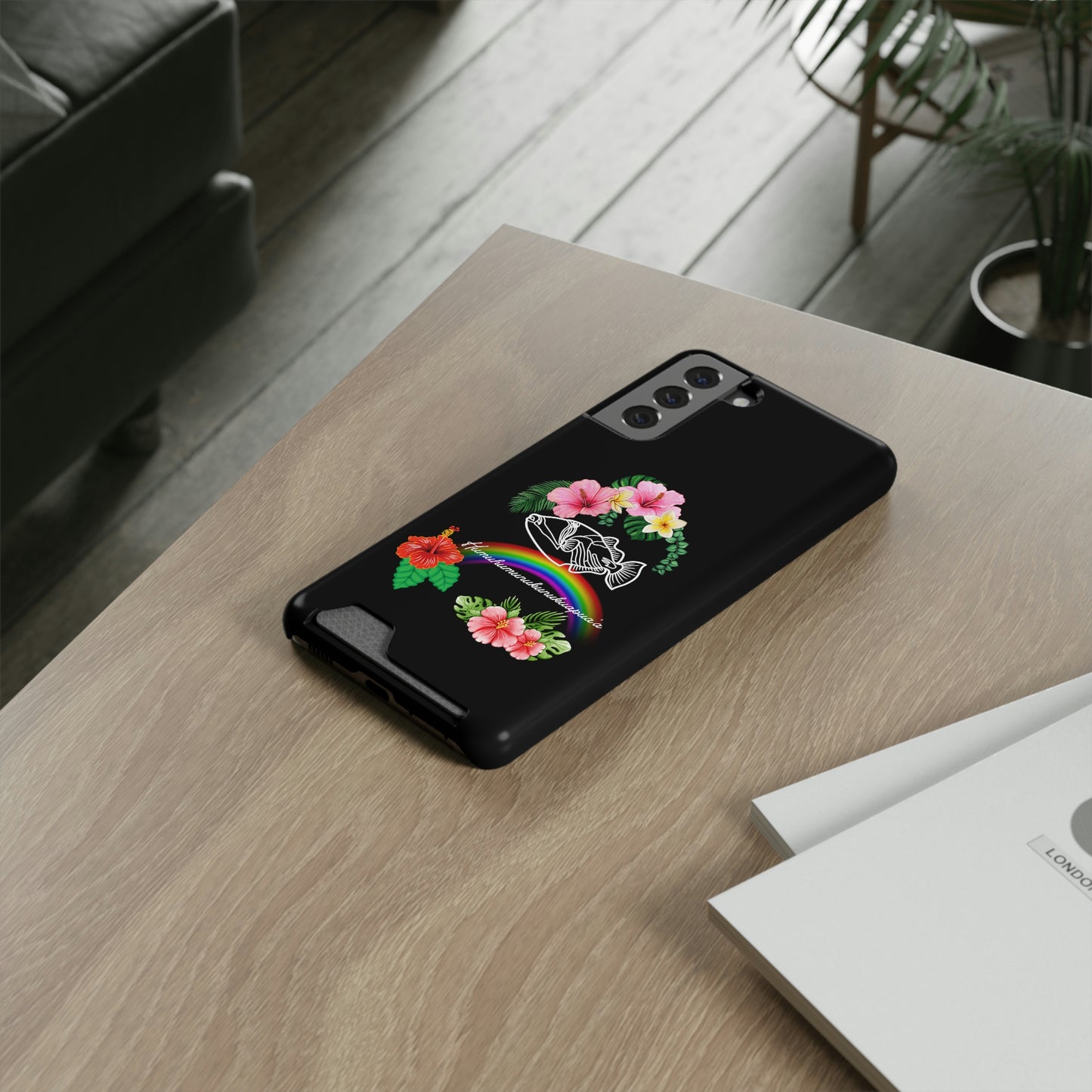 Humuhumunukunukuapuaa Phone Case With Card Holder
