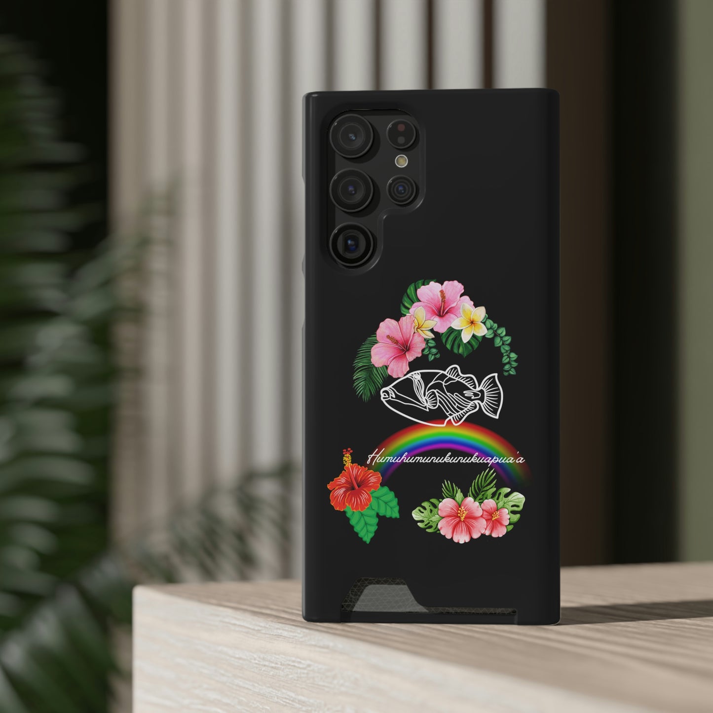 Humuhumunukunukuapuaa Phone Case With Card Holder