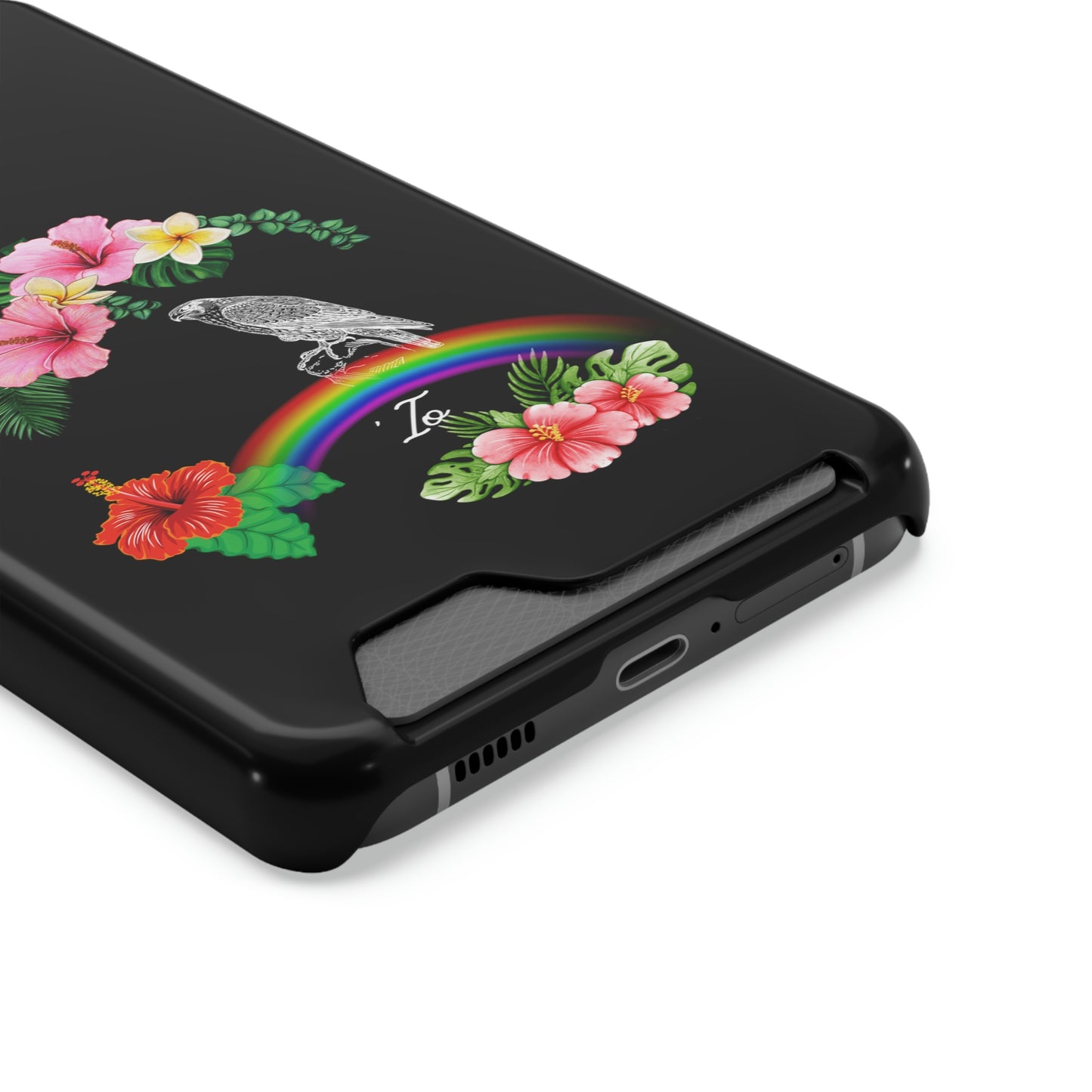 Io Hawaiian Hawk Phone Case With Card Holder