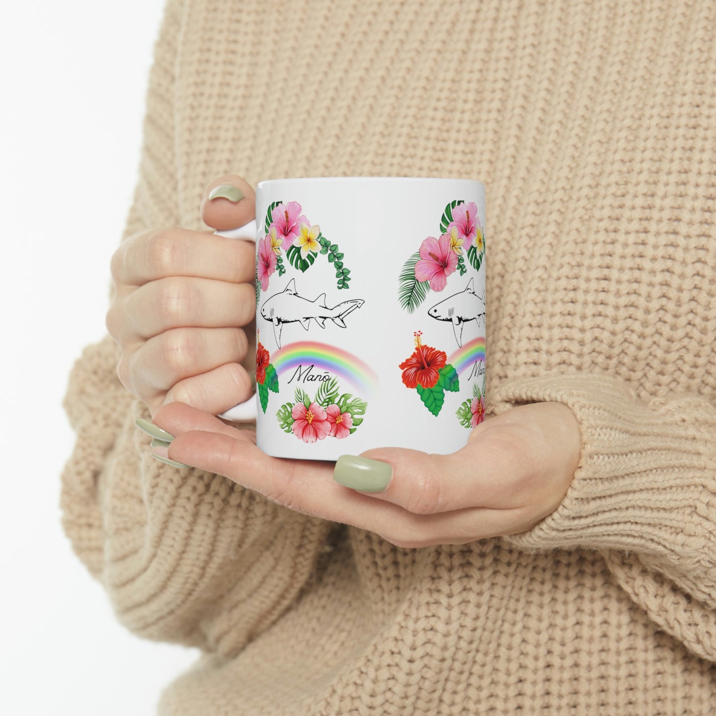 Ceramic Mug 11oz Manō Mano
