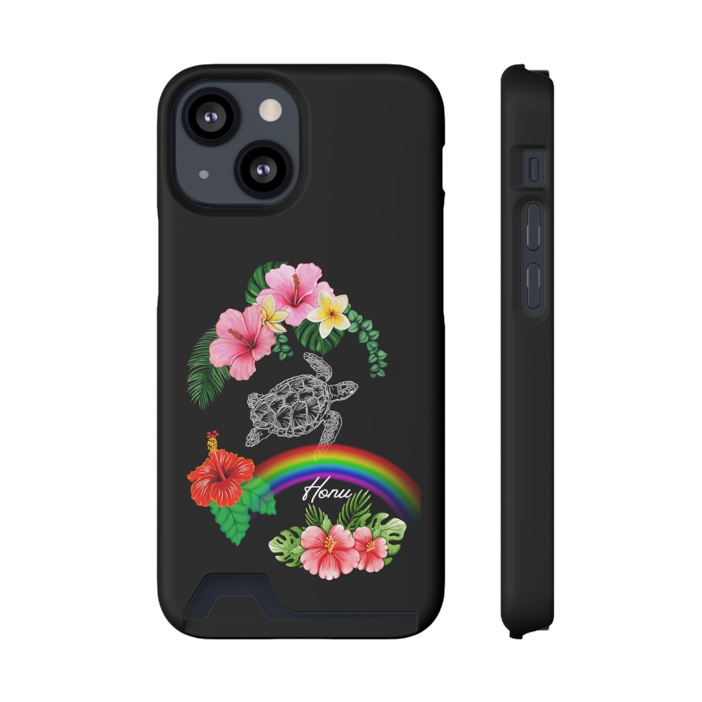Honu Turtle Phone Case With Card Holder