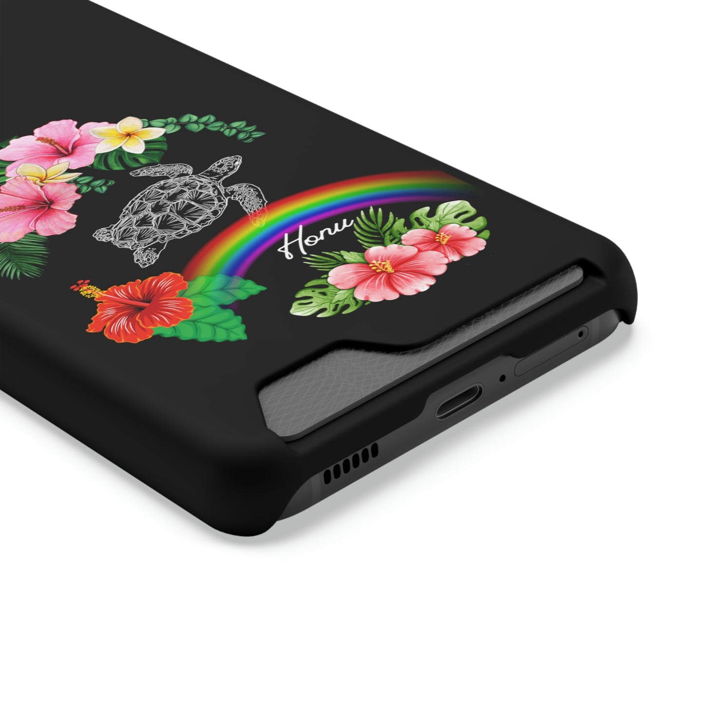 Honu Turtle Phone Case With Card Holder