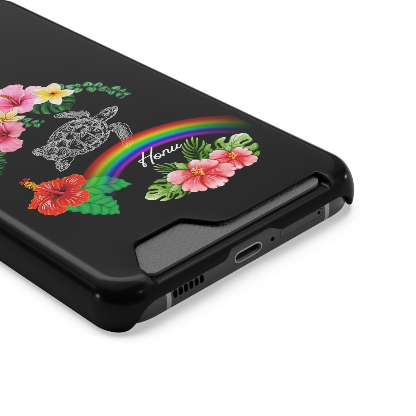 Honu Turtle Phone Case With Card Holder