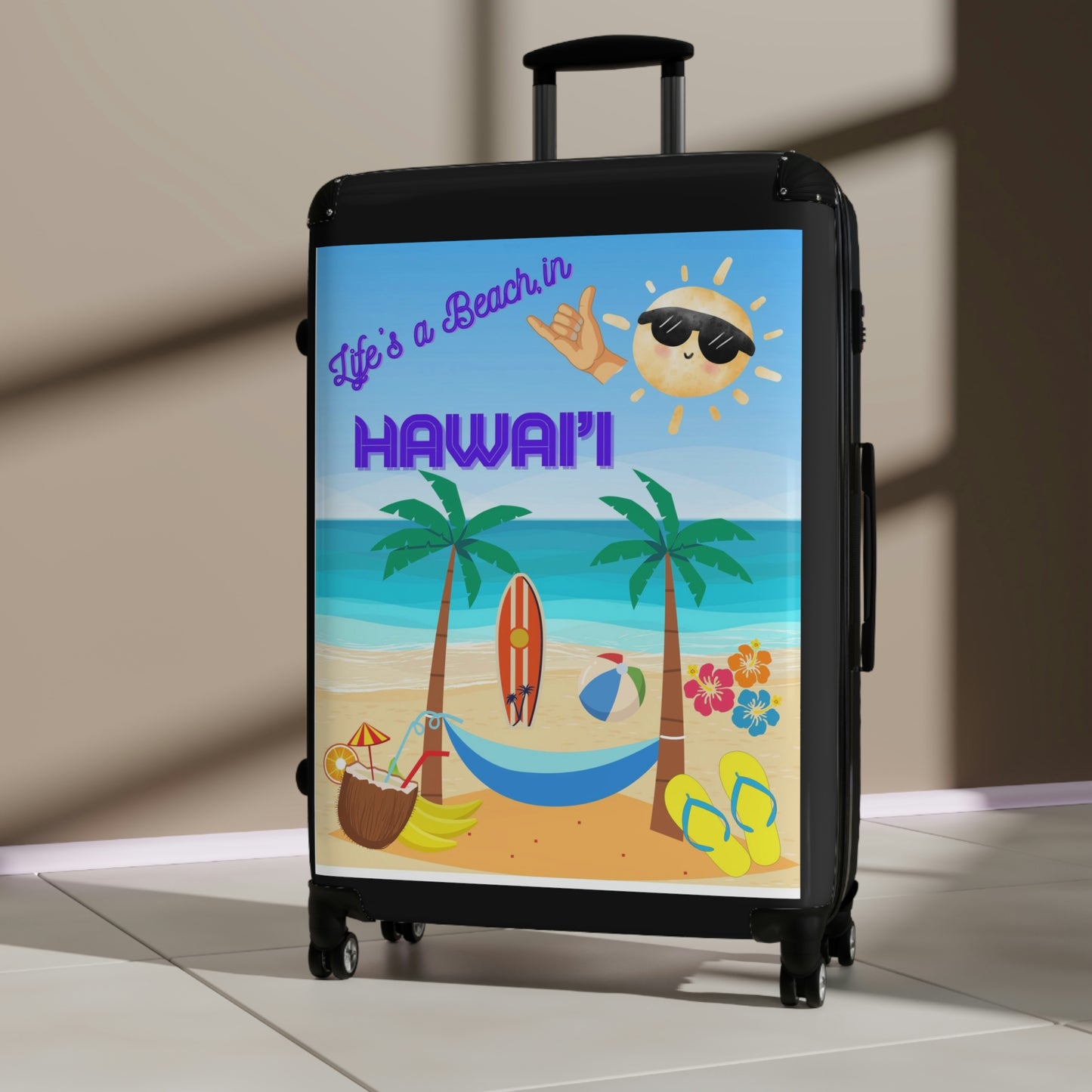 Life’s a beach, in Hawaii Suitcase