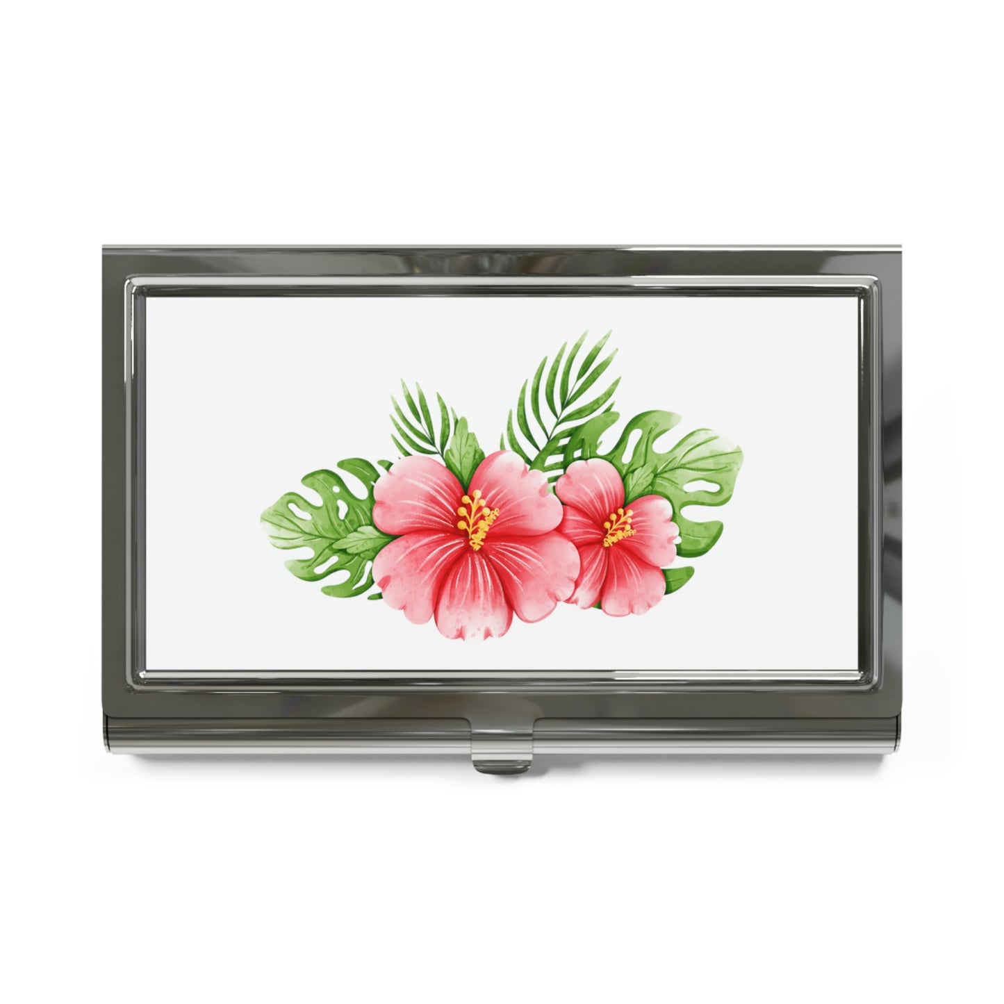 Hibiscus Business Card Holder