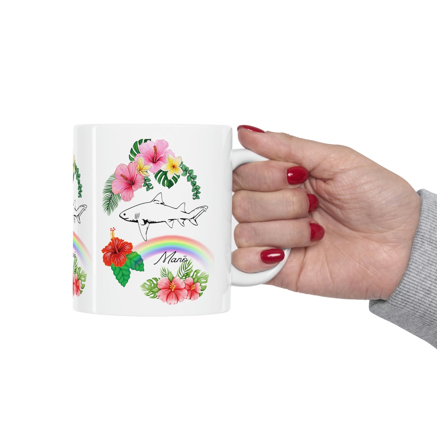 Ceramic Mug 11oz Manō Mano