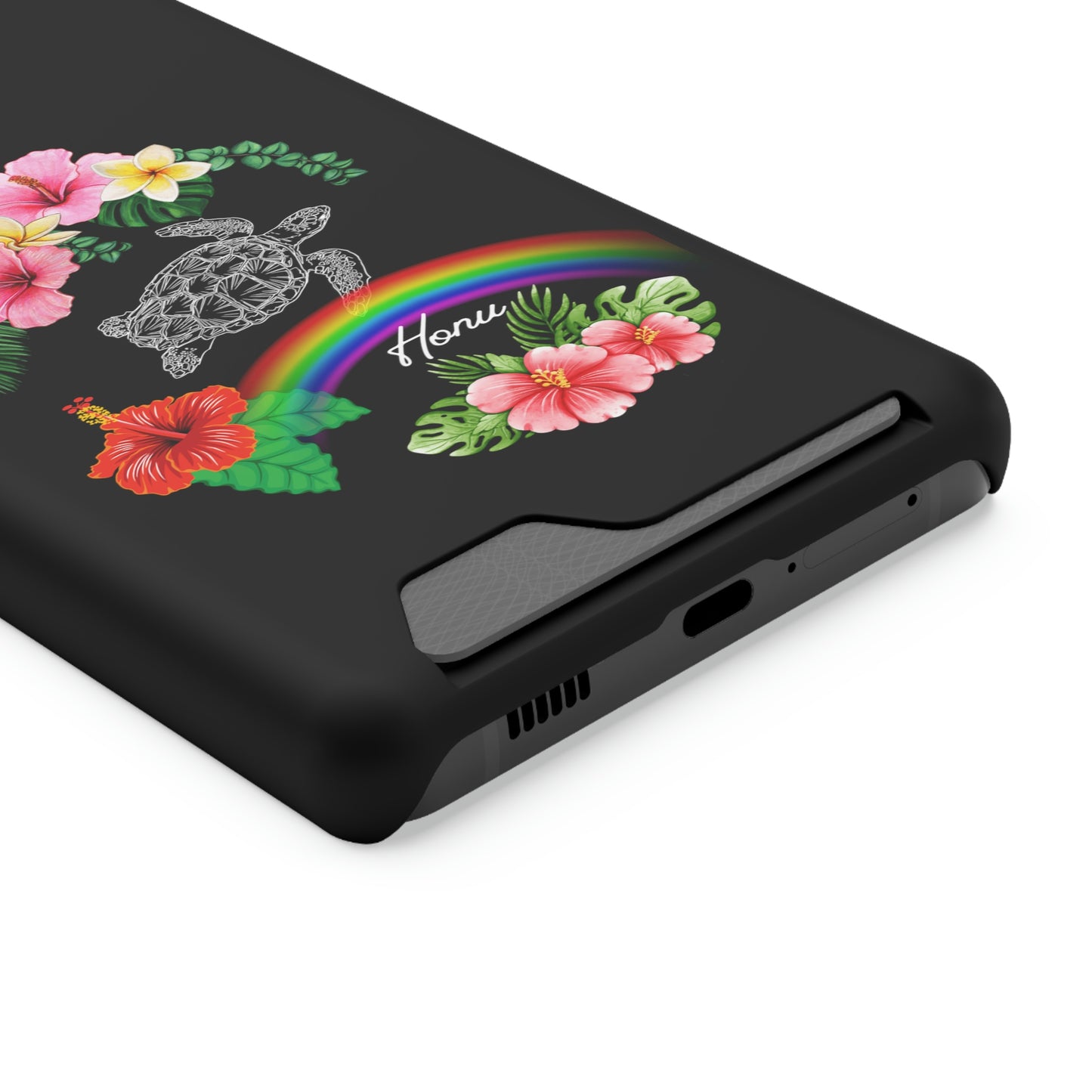 Honu Turtle Phone Case With Card Holder